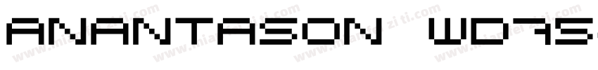 anantason wd75字体转换